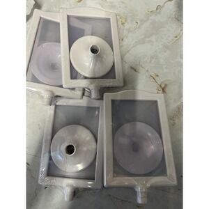 4 Vertica Display 4 x 6.5‎  White  Frame /Sign Sealed -NEW